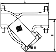 日標(biāo)Y型過濾器結(jié)構(gòu)圖